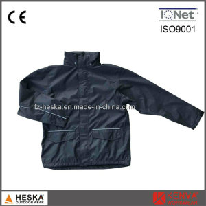 New Mens Polyester Oxford Waterproof Raincoat