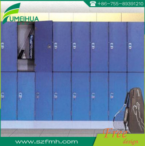 Custom Beautiful Blue Gym Locker for Golf Bag